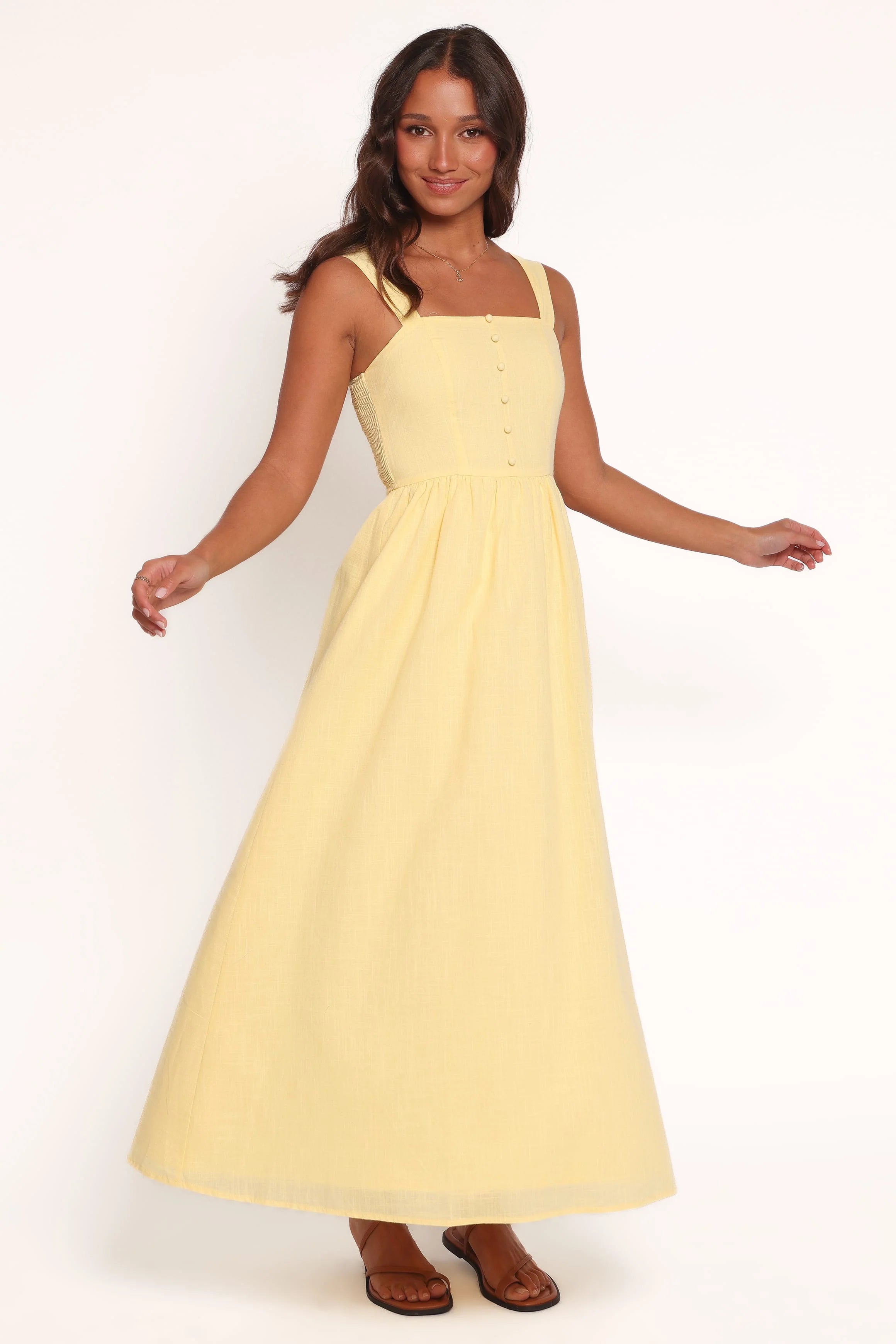Caty Maxi Dress - Yellow
